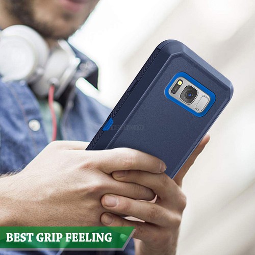 For Samsung Galaxy S8/S8+ Case Heavy Duty Rugged Rubber Shockproof Cover - Picture 9 of 75