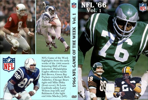 1966 NFL Game of the Week highlights 3 Vols 4 DVDs each *please read description