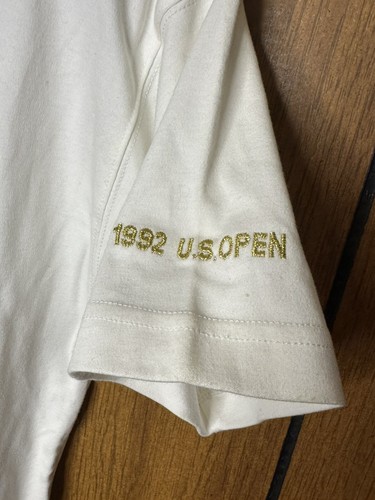 T-shirt vintage 1992 US Open Peanuts Snoopy Golf scintillante taglia donna XL - Foto 4 di 6