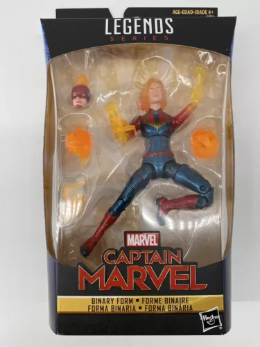Figura de acción Hasbro Marvel Legends 2018 Capitana Marvel Binary Form 6" pulgadas