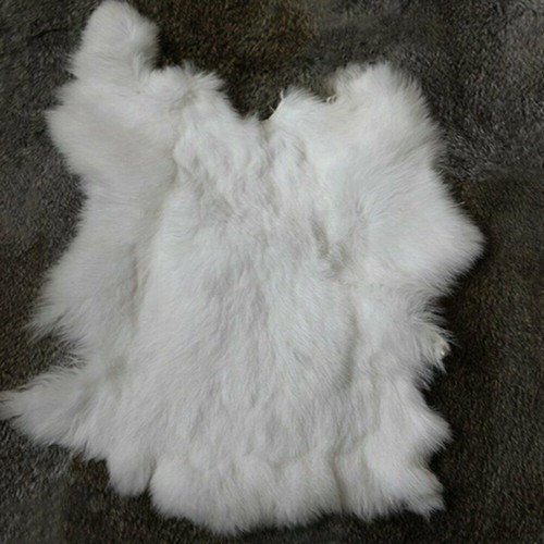 Soft Rabbit Hide Fur Skin Pelt Tanned Craft Leather For DIY Animal Training Dyed - Picture 23 of 44