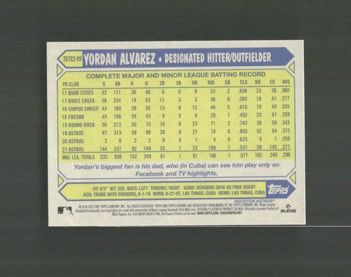 Rifrattori Mojo Topps Serie 2 Silver Pack 2022 scegli la tua carta - Acquista di più e risparmia - Foto 65 di 65
