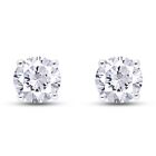 1.66Ct G-H Vs-Si Gia Authenticated Lab Grown Diamond Studs Earrings in 14k Gold