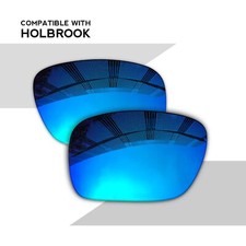 Wholesale POLARIZED Lenses For-Oakley Holbrook OO9102 Frame - Ocean Blue Color