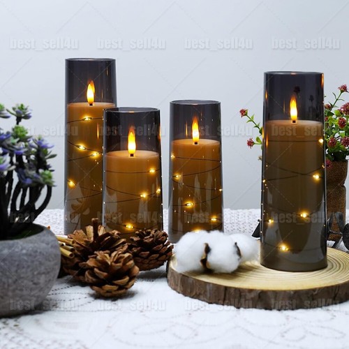 5PCS Flameless LED Pillar Candles Battery Operated Realistic Flickering Candle - Picture 31 of 44