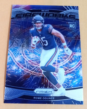 2024 Panini Prizm #19 Rome Odunze Rookie RC - Fireworks - Chicago Bears