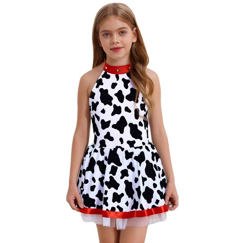 Toddler Girls Kids Halloween Party Costume Xmas Fancy Dance Dress Up with a Tail - Picture 7 of 19