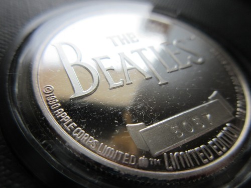 Beatles Rubber Soul 25th Anniv. Silver Coin Series in 1990 Lennon Paul McCartney - Picture 7 of 15