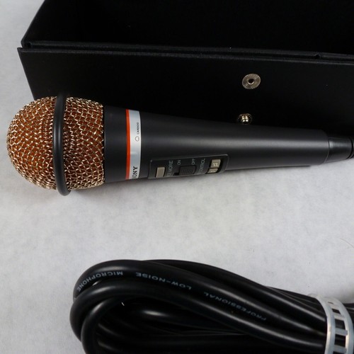 Sony Dynamic Microphone F-VK98 With Carrying Case - Picture 6 of 7