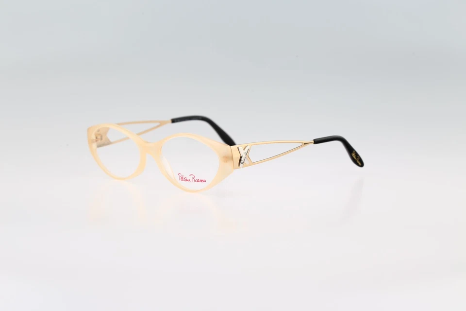 Винтажные овальные женские оправы для очков 90-х Paloma Picasso от Metzler 8209 402 новые из старых запасов - Изображение 3 из 4