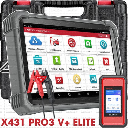 LAUNCH X431 PRO3S V+ ELITE PRO5 Car Diagnostic Scan Tools Key Programming Coding - Picture 24 of 38