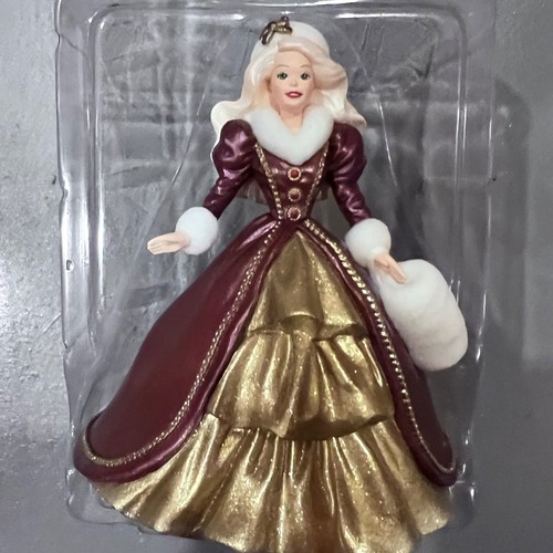 Hallmark Keepsake Ornaments (3). 1990- 1997 Holiday Barbies In original Boxes - Picture 2 of 9