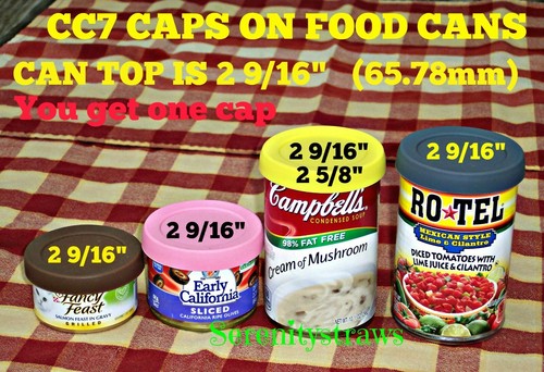 Soda CAN LIDS, Beer Can CAPS, Soda Savers, Food Can Lids, Stretch FOOD COVERS - Picture 37 of 51