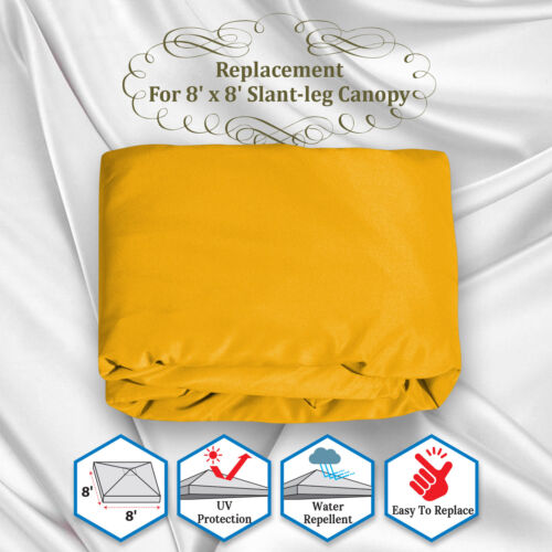 Replacement Tent Canopy for 8'x8' Slant Leg Tent Ezp Up Folding Gazebo Top Cover - Picture 66 of 144