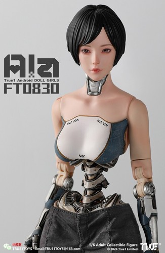 Figura de soldado hembra True1Toys 1/6 Android Ala semimecánica 12"" FT0830 - Imagen 6 de 16