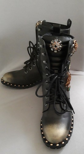 Xyxyx Boots With Patches Gr.37 - Picture 4 of 4