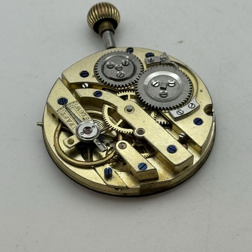 32mm Antique High Grade J W Benson Cylinder Fob Pocket Watch Movement TO RESTORE - Picture 8 of 19