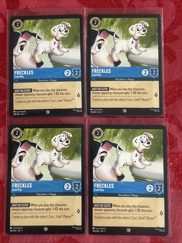 4x Lorcana Archazia's Island - Freckles - Good Boy - 168/204 - x4 - Picture 1 of 7