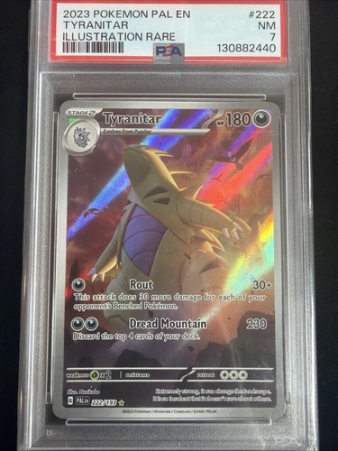 Tyranitar 222/193 Sv02: Paldea Evolved Holo PSA 7 Pokemon - Picture 1 of 2