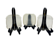 3 Corning Ware P-43-PC Storage Lids 2 Hard Shell Microwaveable 1 Storage