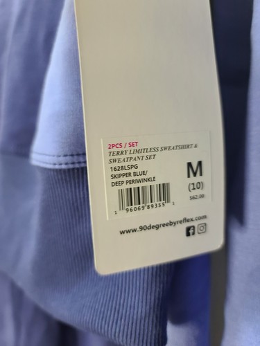 Set sportivo per bambina 90 gradi taglia M (10) felpa e pantaloni viola - Foto 5 di 9