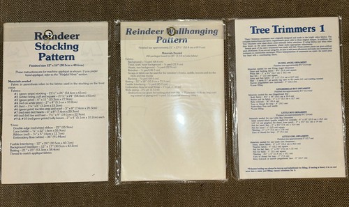 Yours Truly Patchwork Patterns Christmas Holiday Projects Lot of 3 NEW - Picture 5 of 8