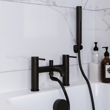 Image of Black Bath Shower Mixer Tap - Arissa ARIMB006