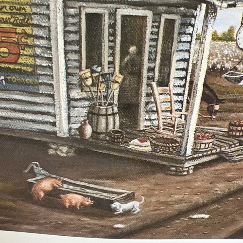 Frank Morris "The Country Store In The Cotton" Limited Ed Print Orig Signature - Bild 11 von 14