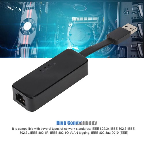 GLODSPLATTE USB 3.0 -Netzwerkadapter Gigabit -Netzwerkkarte Die 10/100/1000 - Afbeelding 4 van 7