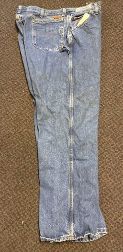 Wrangler FR Riggs Herrenjeans 40 x 34 blau Carpenter Denim Arbeitskleidung kostenloser Versand gebraucht, in einwandfreiem Zustand - Bild 1 von 5