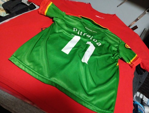 Kappa Burkina Faso National Team Football Soccer Jersey Youth 19" Neck To Waist - Picture 17 of 17