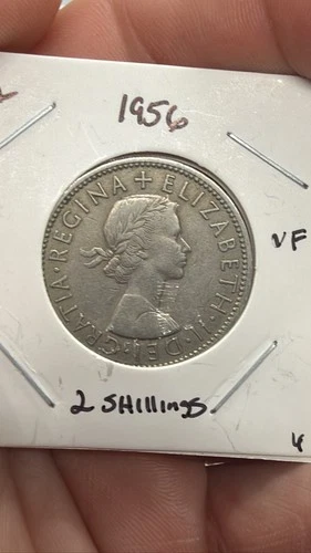 1956 Elizabeth II Florin — photo from the most recent tracked eBay sale