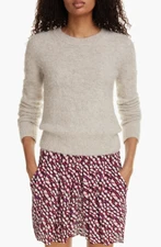 NEW Isabel Marant Etoile Alais Sand Alpaca Blend Crew Sweater Sz 36 NWT $475