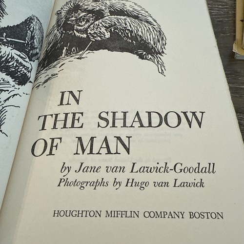 In The Shadow Of Man by Jane Goodall (1971 Hardcover) BCE w/JACKET - Imagen 6 de 11