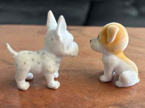 Lote de 18 miniaturas de raza de perro flocado cachorro en mi bolsillo - Imagen 4 de 14