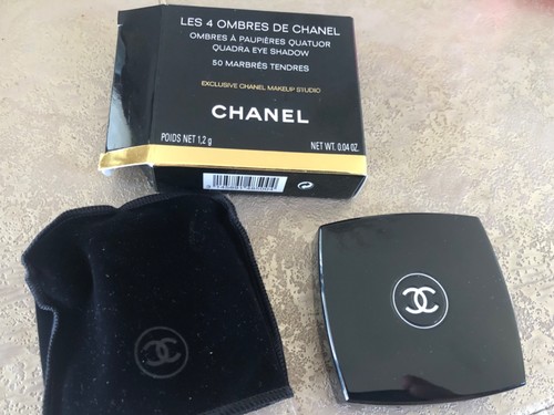 CHANEL LES 4 OMBRES EYESHADOW 50 MARBRES TENDRES EXCLUSIVE CHANEL MAKEUP STUDIO - Picture 9 of 11