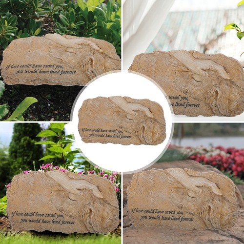  Dog Memorial Pet Statue Remembrance Ornament Grave Markers for Dogs - Bild 12 von 12
