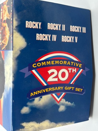 Vintage Rocky VHS Boxed Gift Set Collection 20th Anniversary Sylvester Stallone - Picture 2 of 9