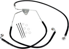 Drag Specialties 1741-2512 Extended Stainless Steel Front Brake Line Kit 15 3...