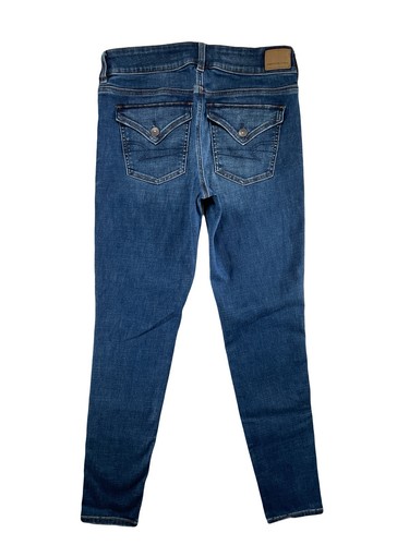 American Eagle Jeans Super Low Rise Jegging Y2K Flap Pocket Skinny 10R 30 x 29 - Bild 2 von 7