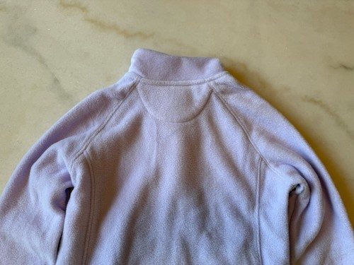 Nike Jacket Girl 6X 6-7 Year Lavender Mist Fleece Full Zip Pockets Lightweight - Picture 6 of 19