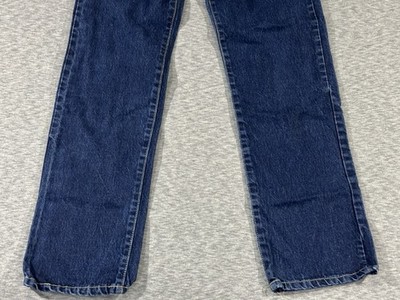 Vintage Levis 201xx Selvedge Big E Jeans 31x32 Dark Wash
