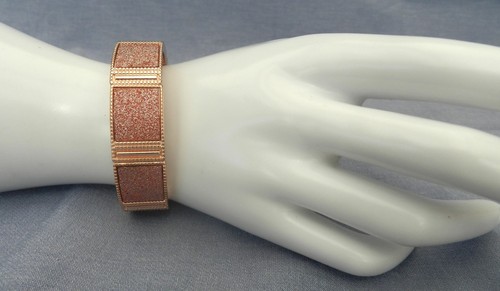 Armband, Armreif, roségold-farben, elastisch - Flexsibel , Glitzer, Neu - Bild 1 von 8