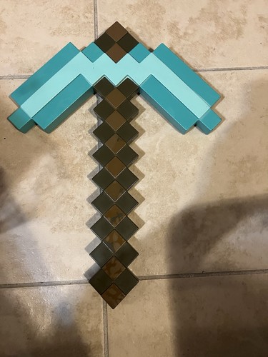 Minecraft Steve Costume Halloween Disguise Kid Large 10-12 Dress Up Pretend Play - Picture 5 of 8