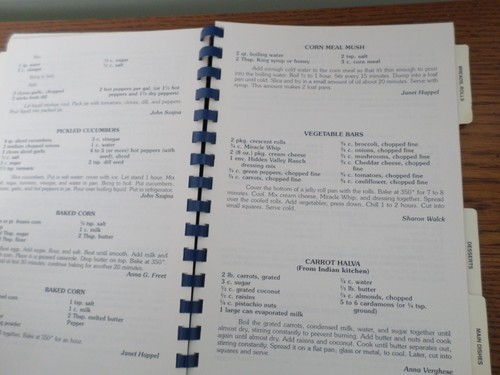 Spiral Cookbook Marion Pennsylvania PA United Methodist Youth Fellowship 1994 - Picture 3 of 3