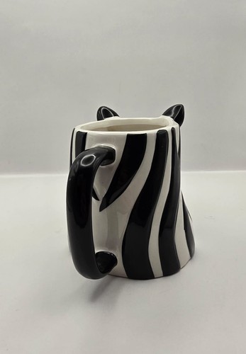 Tierförmige Zebra 3D Tasse Tee Kaffeetasse Neuheit Geschenk - Bild 3 von 5