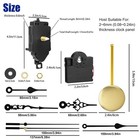 Elegant Clock Movement Set with Pendulum and Music Box DIY Repair Tools