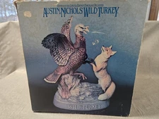 Vintage 1985 Austin Nichols Wild Turkey and Red Fox No.7 Decanter w/Box