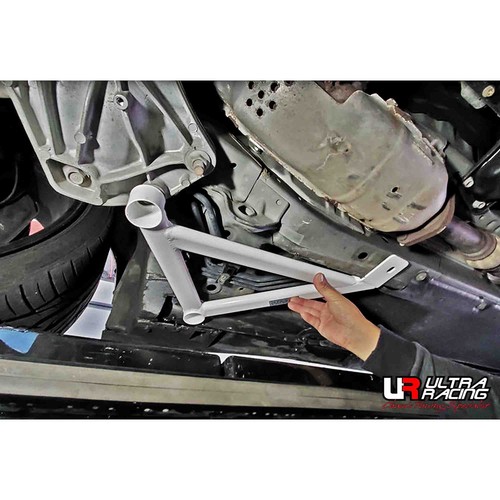 ULTRA RACING FOR INFINITI Q50 2014~2021 6 POINTS FRONT LOWER SIDE SUBFRAME BRACE - Picture 2 of 12