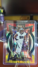 2024 Panini Select - Concourse Jordan Davis #72 Red & Yellow Shock Prizm